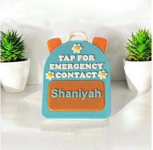 NFC Emergency Contact Bookbag